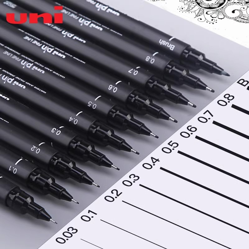 Office Tech Accessories - 일본 UNI 바늘 튜브 젤 펜