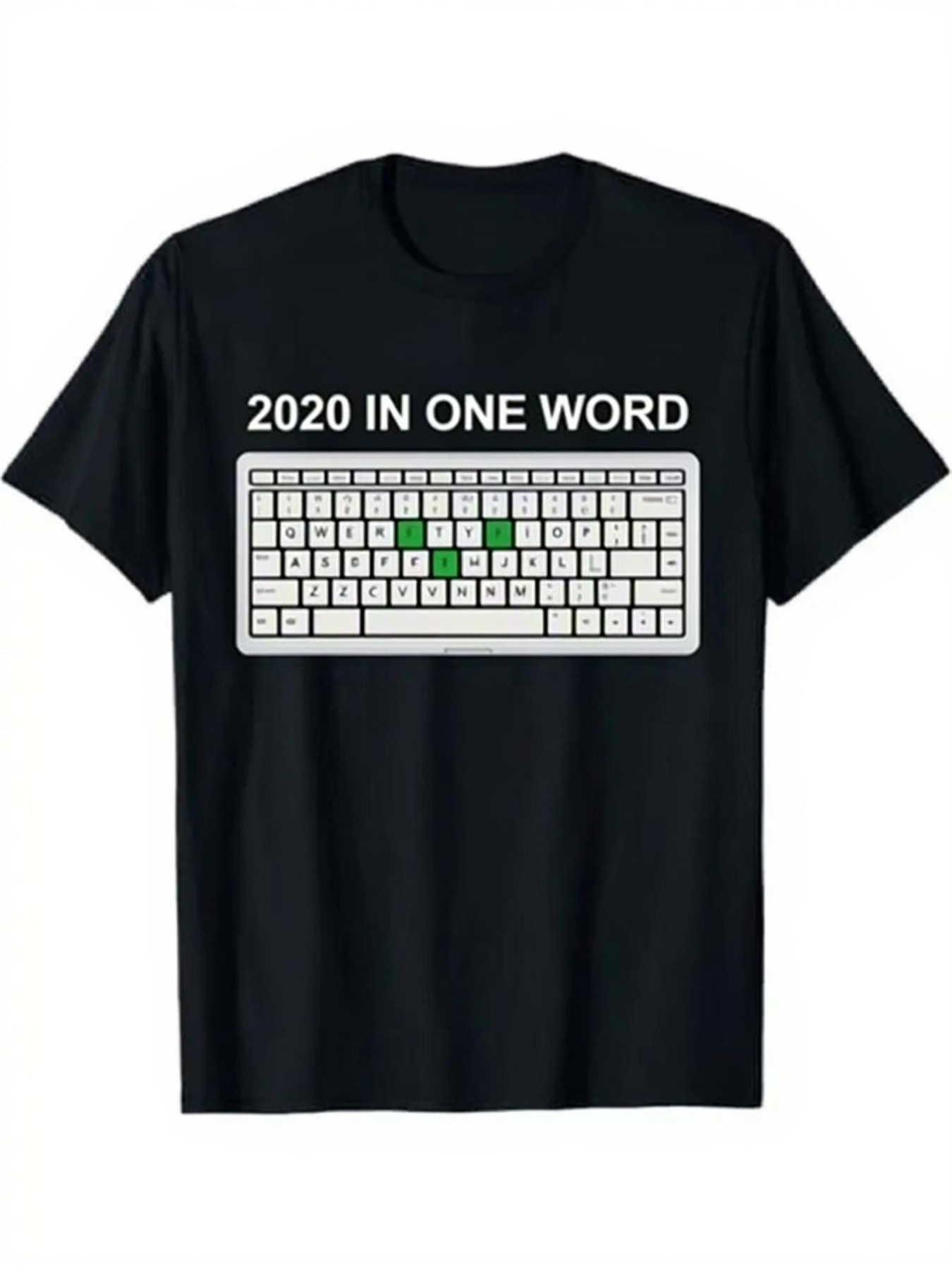 Office Tech For Men - 남성용 키보드 프린트 반팔 티셔츠(L-5Xl), 스트리트웨어