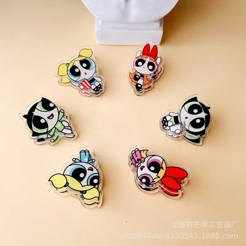 6PCS Kawaii The Powerpuffs Gir - Office Tech Accessories 리뷰 및 가격