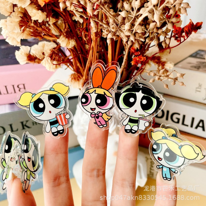 6PCS Kawaii The Powerpuffs Gir - Office Tech Accessories 리뷰 및 가격