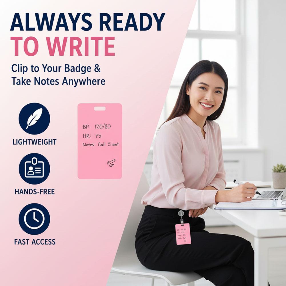 휴대용 드라이 지우기 노트 배지 카드 재사용 가능한 미 - Office Tech Accessories 리뷰 및 가격